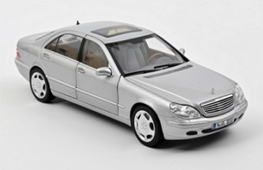 183810 Mercedes-Benz S600 1998 - Silver 1:18